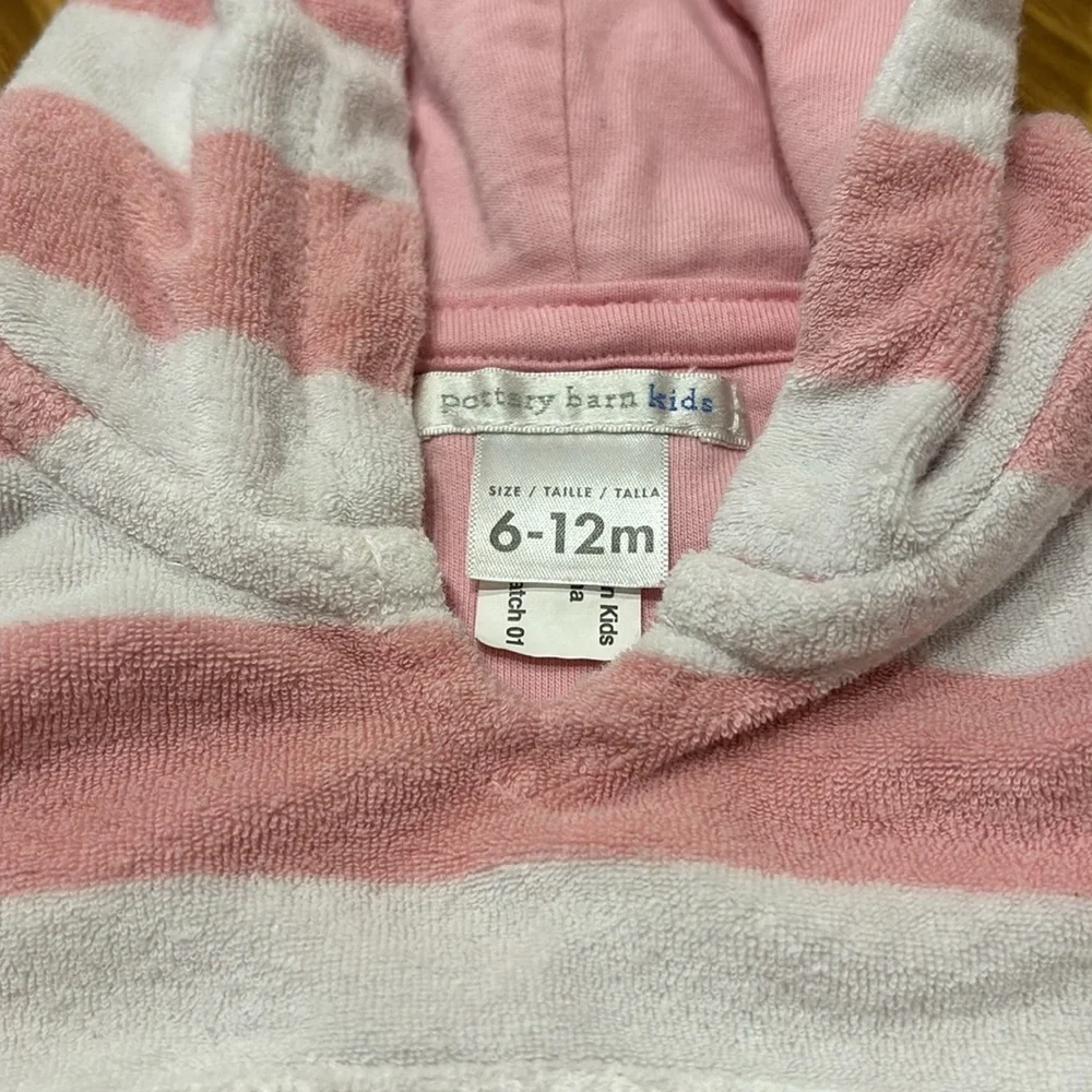 Pottery Barn Kids Pink and White Size 6-12 Months Swimsuit Coverup